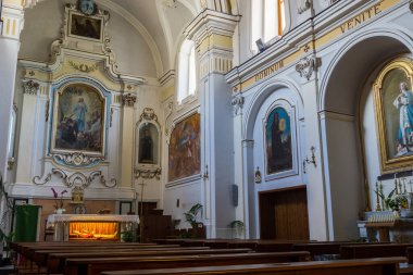 Teano, Campania, İtalya. Santa Reparata Kilisesi. Görünüm 