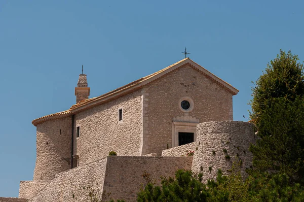 Letino Kampánie Itálie Svatyně Santa Maria Del Castello — Stock fotografie