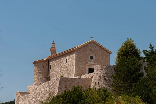 Letino Campania Italia Santuario Santa Maria Del Castello — Foto Stock
