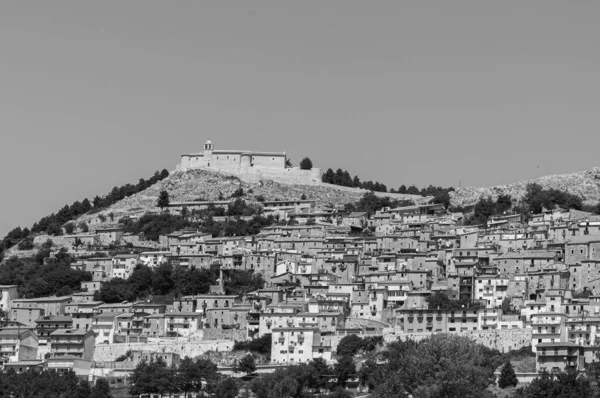 Letino Campania Matese Mountains Vislumbre Verão — Fotografia de Stock