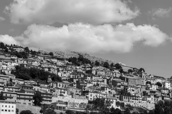 Letino Campania Montañas Matese Visión Del Verano — Foto de Stock