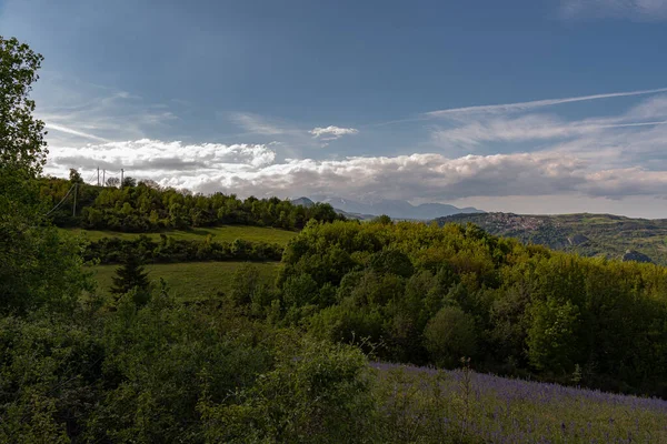 Abruzzen Wunderbare Frühlingsausblicke Auf Eine Der Schönsten Regionen Italiens — Stockfoto