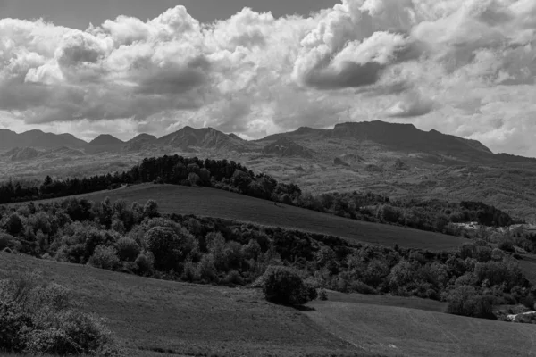 Borrello Chieti Abruzzo Panorama Borrello Talya Nın Abruzzo Eyaletinde Yer — Stok fotoğraf