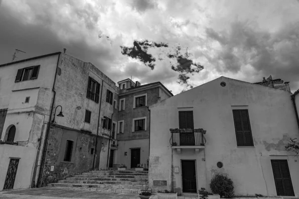 Termoli Záblesky Starého Města Termoli Italské Město 953 Obyvateli Provincii — Stock fotografie