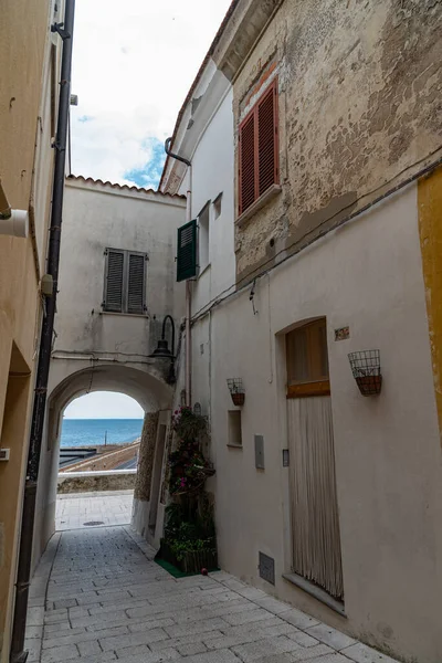 Termoli Glimpses Old Town Termoli Italian Town 953 Inhabitants Province — Stock Photo, Image