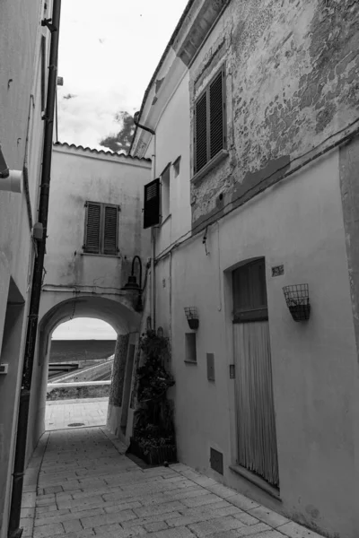 Τερμόλι Αναλαμπές Της Παλιάς Πόλης Termoli Είναι Μια Ιταλική Πόλη — Φωτογραφία Αρχείου