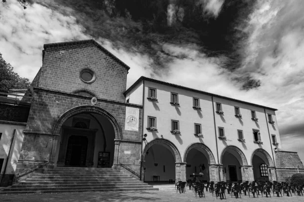 Roccamonfina Kampania Sanktuarium Madonna Dei Lattani Znajduje Się Monte Dei — Zdjęcie stockowe