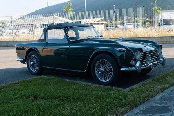 Tr4 Triumph Roadster Легковий Автомобіль Випускався Компанією Triumph 1961 1965 — стокове фото