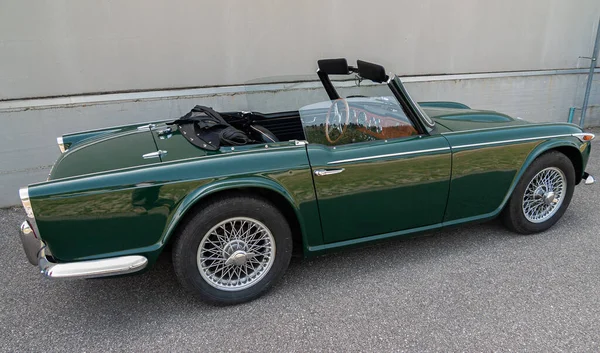 Tr4 Triumph Roadster Est Une Voiture Tourisme Produite Par Triumph — Photo