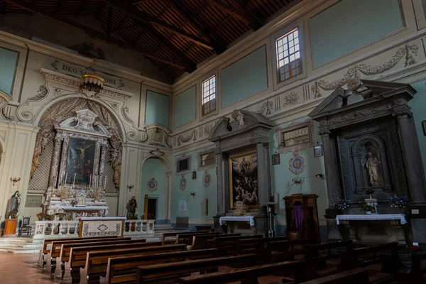 Αβαείο Του San Salvatore Βρίσκεται Στο Πάνω Μέρος Του Fucecchio — Φωτογραφία Αρχείου