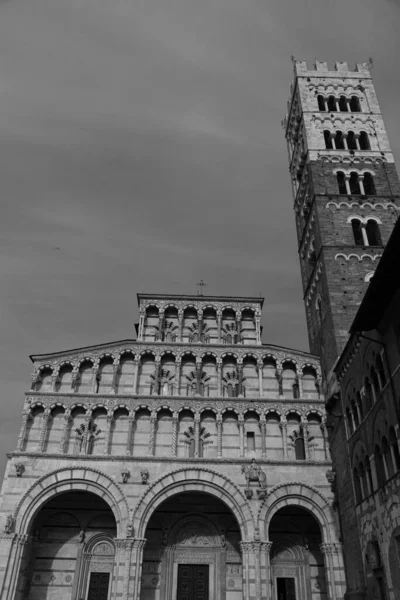Cathedral San Martino Main Catholic Place Worship City Lucca According — Stock Photo, Image