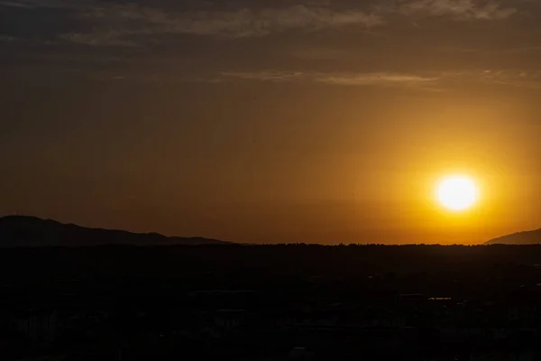 Spectacular Sunset Apuan Alps — Stock Photo, Image