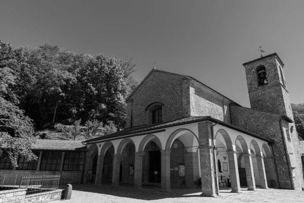 Santuario Franciscano Verna Provincia Arezzo Famoso Por Ser Lugar Donde —  Fotos de Stock