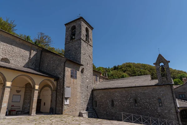 Santuário Franciscano Verna Província Arezzo Famoso Por Ser Lugar Onde — Fotografia de Stock