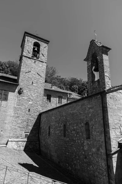 Santuario Franciscano Verna Provincia Arezzo Famoso Por Ser Lugar Donde —  Fotos de Stock