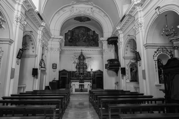 San Bartolomeo Apostolo Temploma 1654 Amelyet Világháborúk Pusztulása Után Huszadik — Stock Fotó