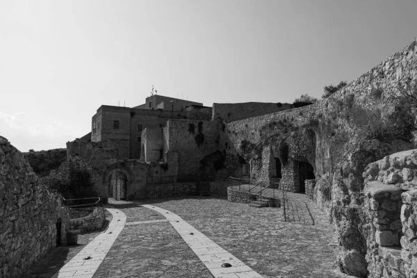 Santa Maria Pulsano Manastırı Gargano Bulunan Bir Manastır Kompleksidir Eylül — Stok fotoğraf