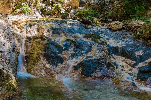 Camosciara Extensive Nature Reserve Trails Experienced Hikers Beginners Suggestive Views — Stock Photo, Image