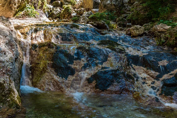 Camosciara Extensive Nature Reserve Trails Experienced Hikers Beginners Suggestive Views — Stock Photo, Image