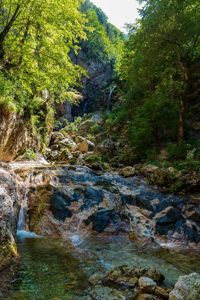 Camosciara Rozsáhlá Přírodní Rezervace Stezkami Pro Zkušené Turisty Začátečníky Sugestivními — Stock fotografie