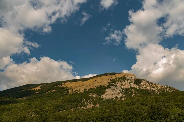 Góry Parku Narodowego Abruzja Lacjum Molise Rezerwat Przyrody Camosciara Wspaniała — Zdjęcie stockowe