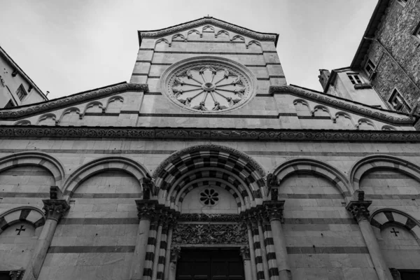 Iglesia San Cristoforo Una Iglesia Lucca Toscana Situada Vía Fillungo —  Fotos de Stock