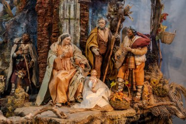 Napoli doğum sahnesi (Napolitan 'o presebbio) 18. yüzyıl Napoli' sinde geçen İsa 'nın doğumunun geleneksel bir temsili..