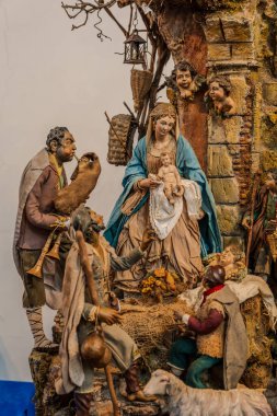 Napoli doğum sahnesi (Napolitan 'o presebbio) 18. yüzyıl Napoli' sinde geçen İsa 'nın doğumunun geleneksel bir temsili..