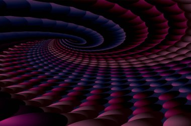 Noktalı Yarım Tonlu Vektör Döner Deseni ya da Doku. Elipsli Nokta Arkaplanı