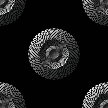 Noktasız yarım tonlu vektör sarmal desen ya da doku. Elipsli Benek Noktası Arkaplanı