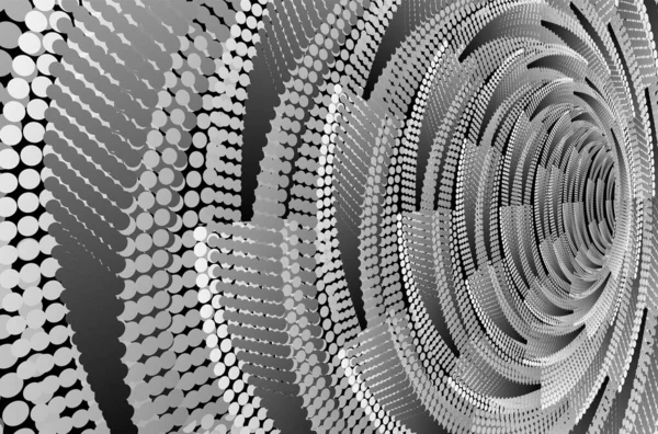 Tunnel Vortex Tunnel Filaire Numérique Grille Tunnel Élément Design Vectoriel — Image vectorielle