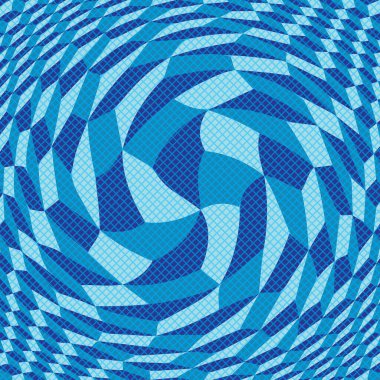 Banyo zemininde. Soyut ihtişamlı bir geçmişi var. Küplerle gürültülü bir yapı. Vektör resmi