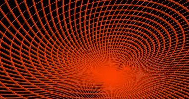 Tünel ya da solucan deliği. Soyut arkaplan