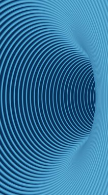 Tünel ya da solucan deliği. Dijital telgraf tüneli. Üç boyutlu tünel ızgarası. Arkaplan soyut vektör görüntüsü. Mobil için modern ekran vektör tasarımı