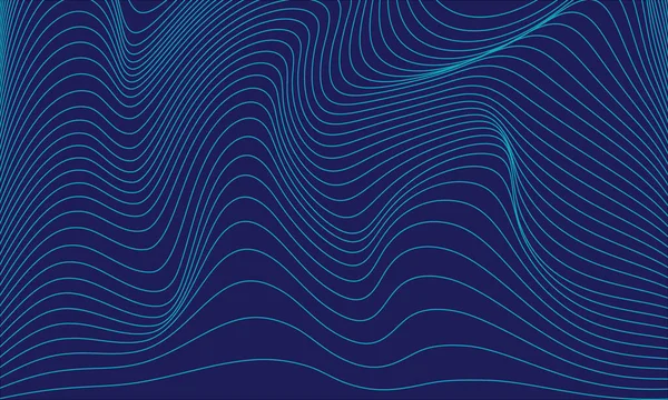 現代の波状曲線抽象表現の背景 ベクターイラスト — ストックベクタ