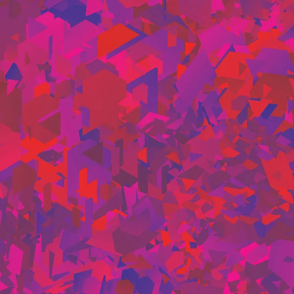 Soyut arkaplan. Çokrenkli çokgenli gürültü yapısı. Vektör resmi
