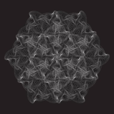 Çizgili soyut biçimsiz boya tasarım elementi. Vektör illüstrasyonu