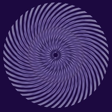 Soyut çizgili Mor Sarmal tasarım elementi. Yüksek Doygunluklu Gradyanlar. Farklı Geometrik Şekiller