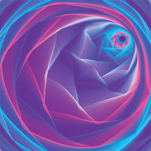 Тоннель Червоточина Фоновое Абстрактное Векторное Изображение — стоковый вектор