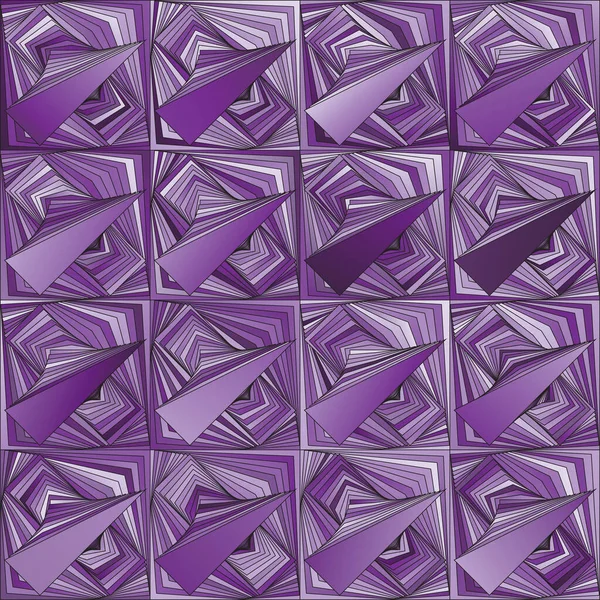 Abstract Geometrische Roze Monochrome Achtergrond Hoge Verzadigde Gradiënten Verschillende Geometrische — Stockvector