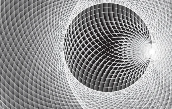 Абстрактний Гранжевий Фон Срібні Сфери Спіральною Сіткою Векторні Ілюстрації — стоковий вектор