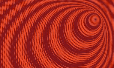 Tünel ya da solucan deliği. Dijital telgraf tüneli. Üç boyutlu ızgara. Arkaplan soyut vektör resmi