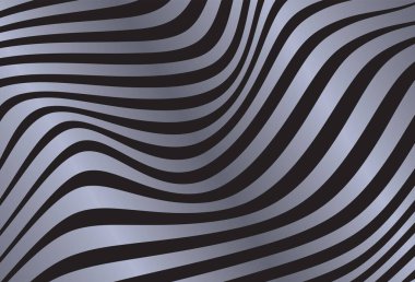 Modern dalga eğrisi soyut sunum arkaplanı. Vektör illüstrasyonu