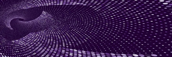 Noktalı Yarım Tonlu Vektör Döner Deseni veya Doku