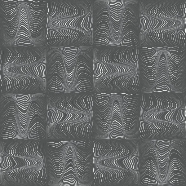 无缝隙的现代波浪形曲线剥离了抽象的呈现背景 矢量说明 — 图库矢量图片