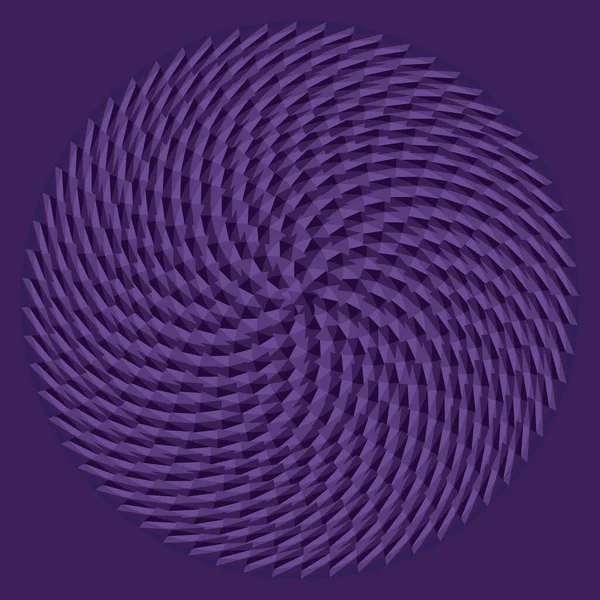 Точечный Полутоновый Векторный Спиральный Цветовой Узор Текстура Задний План Треугольниками — стоковый вектор