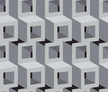 Soyut, pürüzsüz bir arkaplan. Küplerle gürültülü bir yapı. Vektör resmi