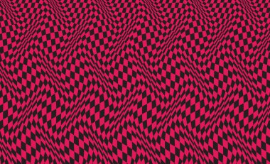 Soyut seçili Renk Arkaplanı. Damalı kumaşın dalgalı yüzeyi