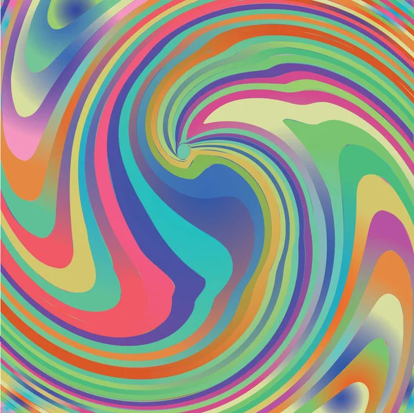 Abstrato Líquido Espiral Pintura Fundo Ilustração Vetorial — Vetor de Stock