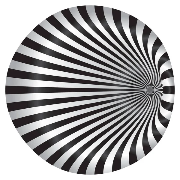 Éléments Abstraits Conception Peinture Avec Rayures Radiales Illustration Vectorielle — Image vectorielle
